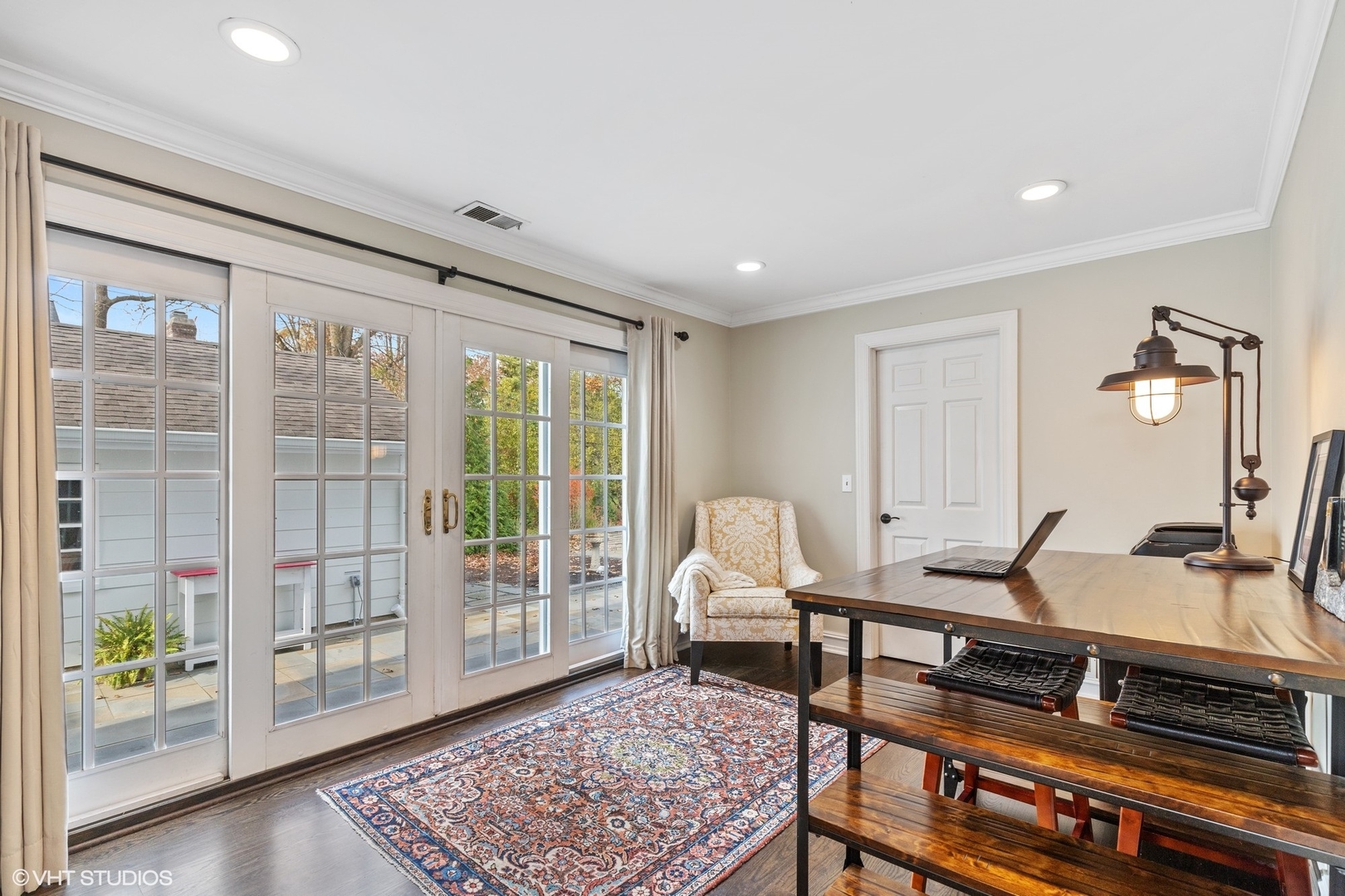 1414 North Avenue Bannockburn, IL 60015 - Photo 17 of 29 a living room with furniture and wooden floor