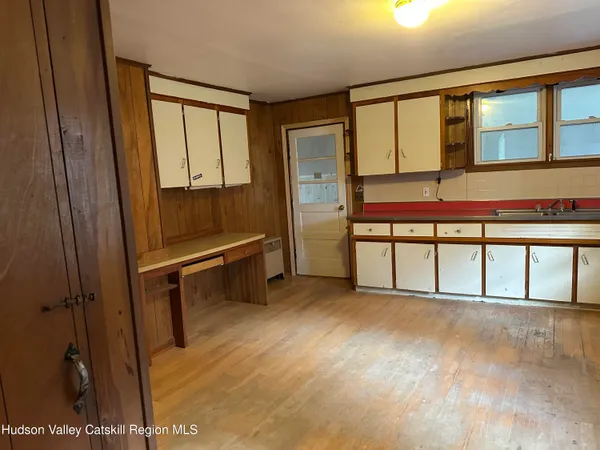 wooden floor in a room