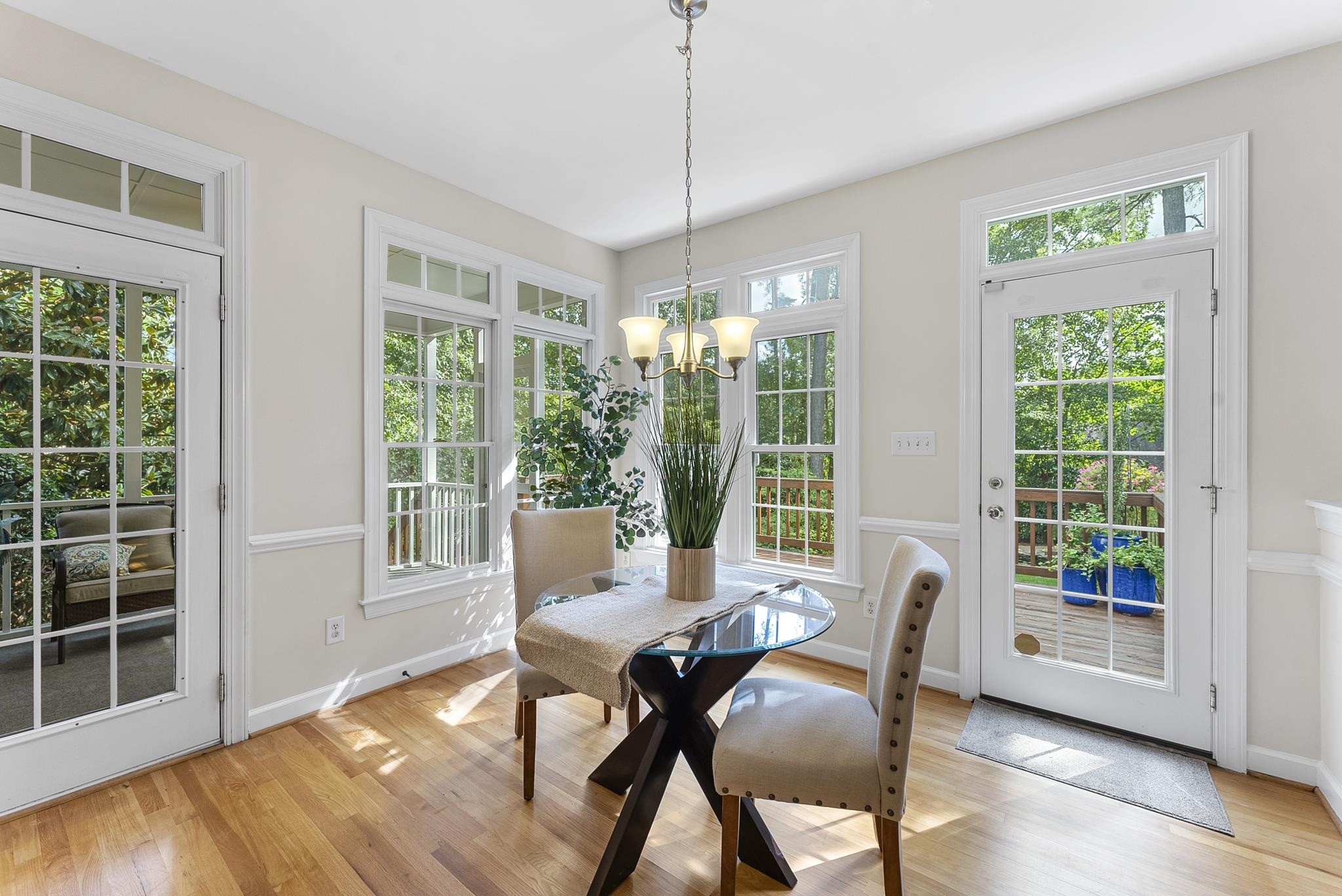 1608 Falls River Avenue Raleigh, NC 27614 - Photo 9 of 65 a view of a dining room with furniture window and outside view