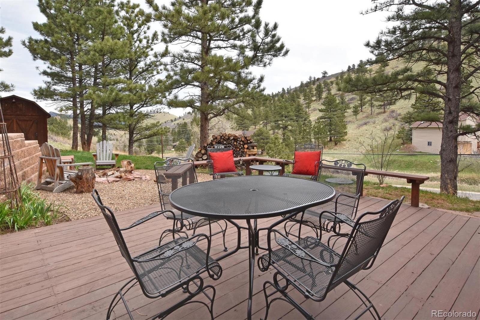 6761 Olde Stage Road Boulder, CO 80302 - Photo 33 of 36 a view of a chairs and table in patio