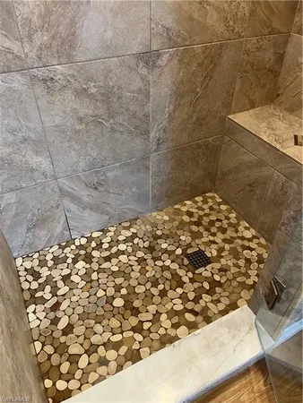a bathroom with a sink