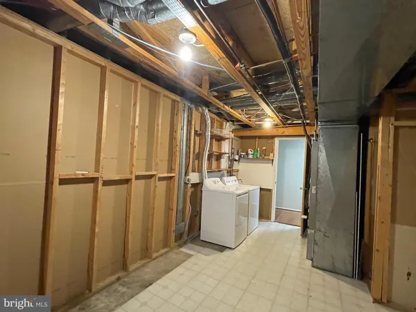 a view of a storage & utility room