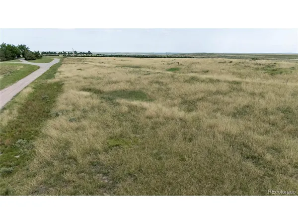 a open area with a yard