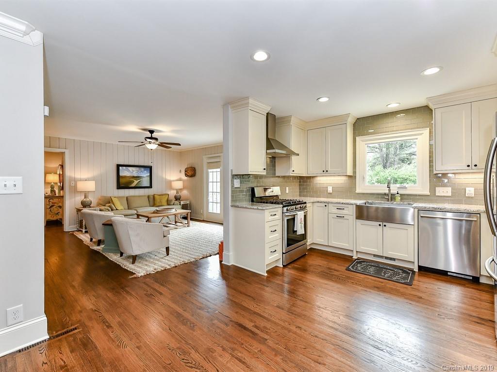 3110 Ferncliff Road Charlotte, NC 28211 - Photo 13 of 41 a view of kitchen with cabinets and wooden floor