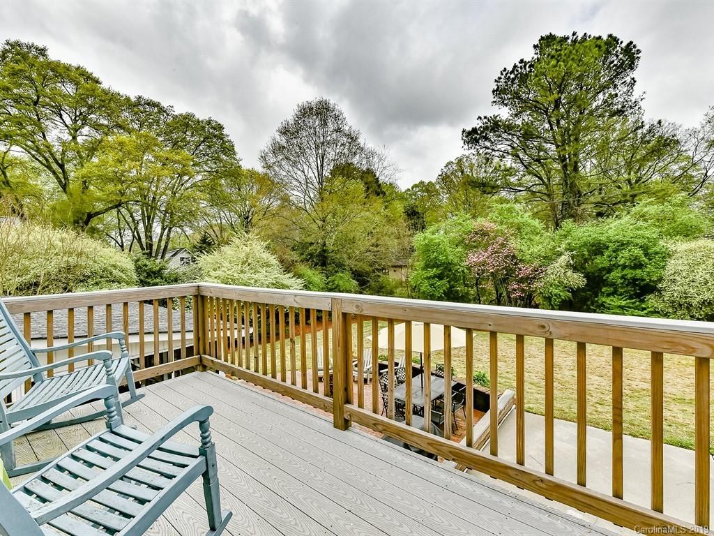 3110 Ferncliff Road Charlotte, NC 28211 - Photo 18 of 41 a balcony with wooden floor and fence