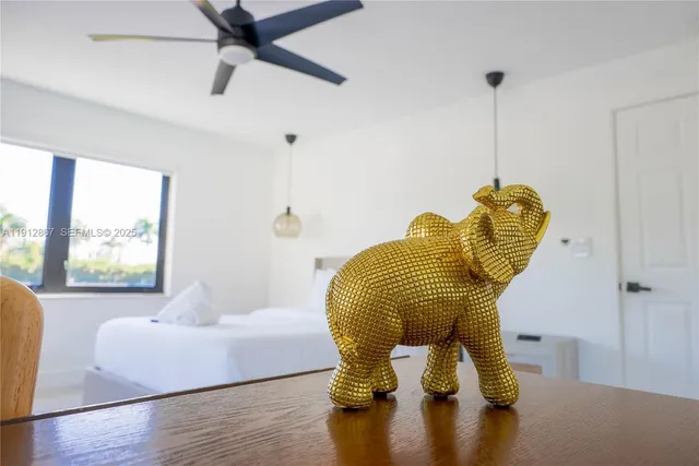 a room with furniture and a window