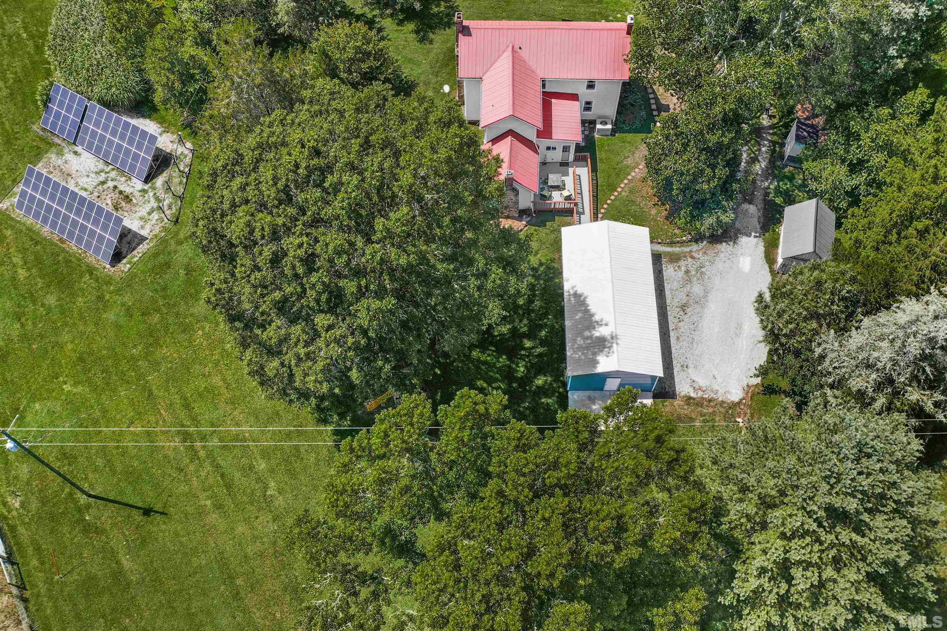 4610 Hall Road Rougemont, NC 27572 - Photo 40 of 43 From rear of home, see Solar Panels!