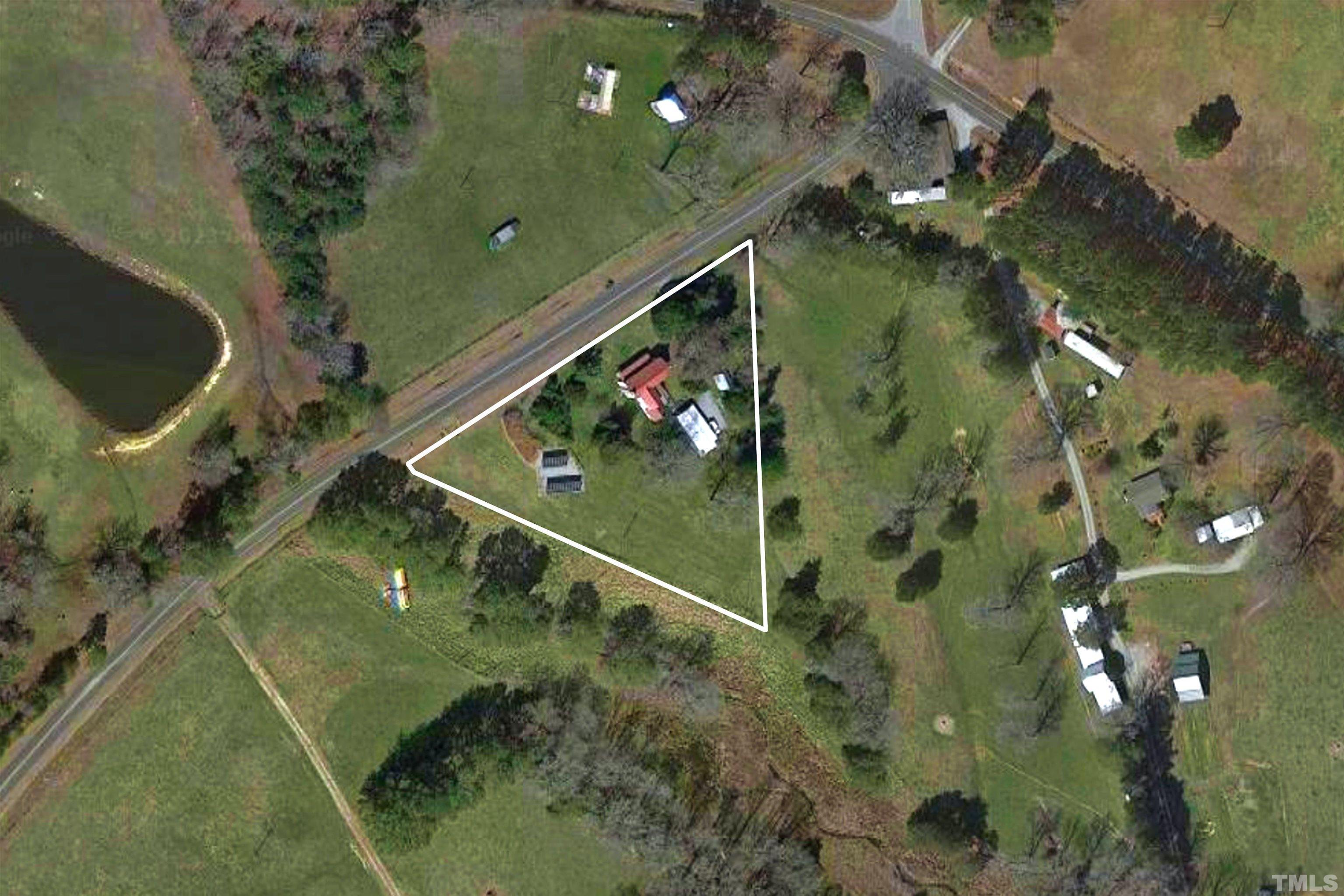 4610 Hall Road Rougemont, NC 27572 - Photo 43 of 43 an aerial view of a house