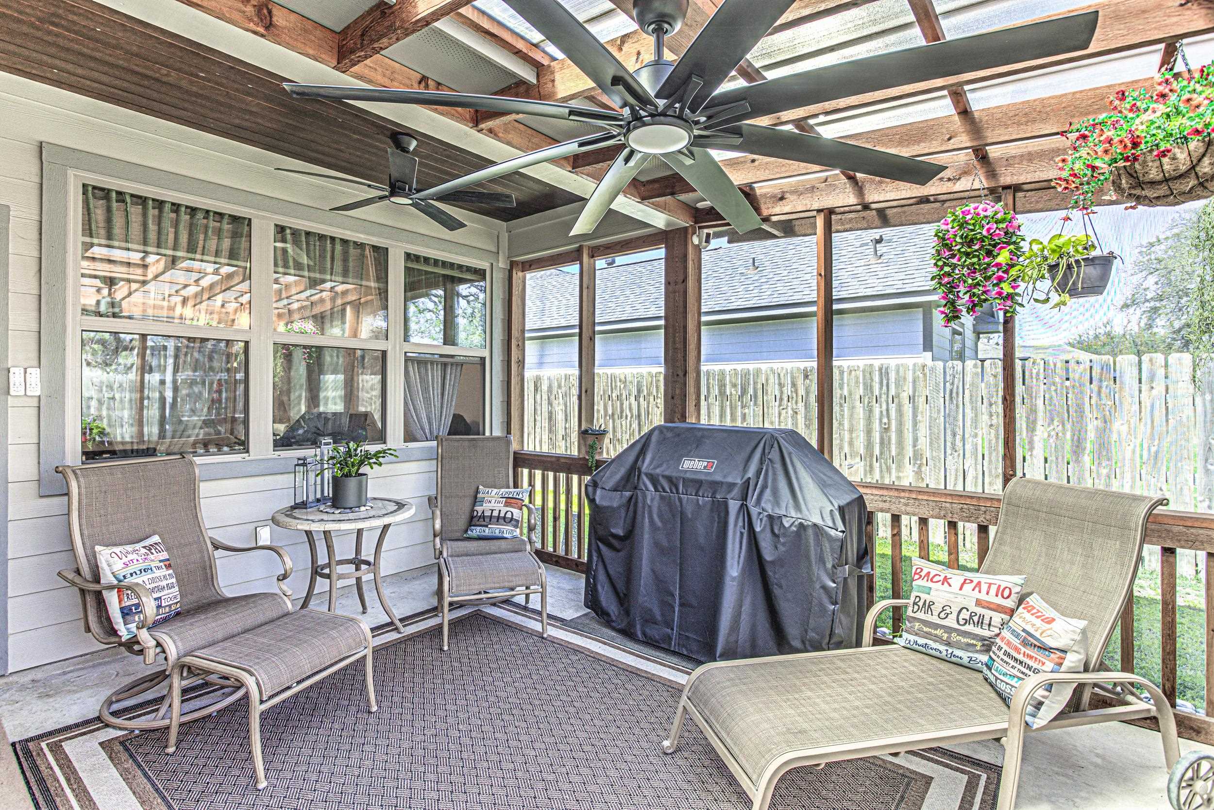 433 Dove Trail Bertram, TX 78605 - Photo 25 of 30 a view of a chairs and table in a patio