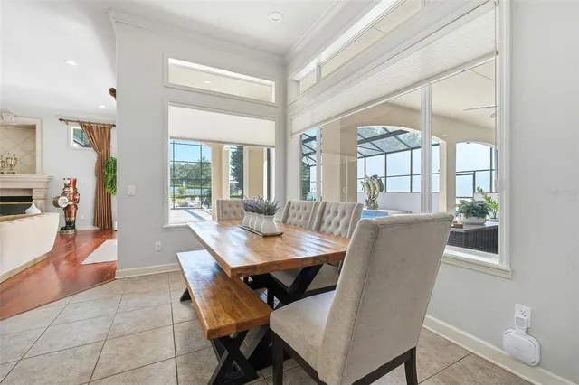 a bathroom with a shower and a mirror