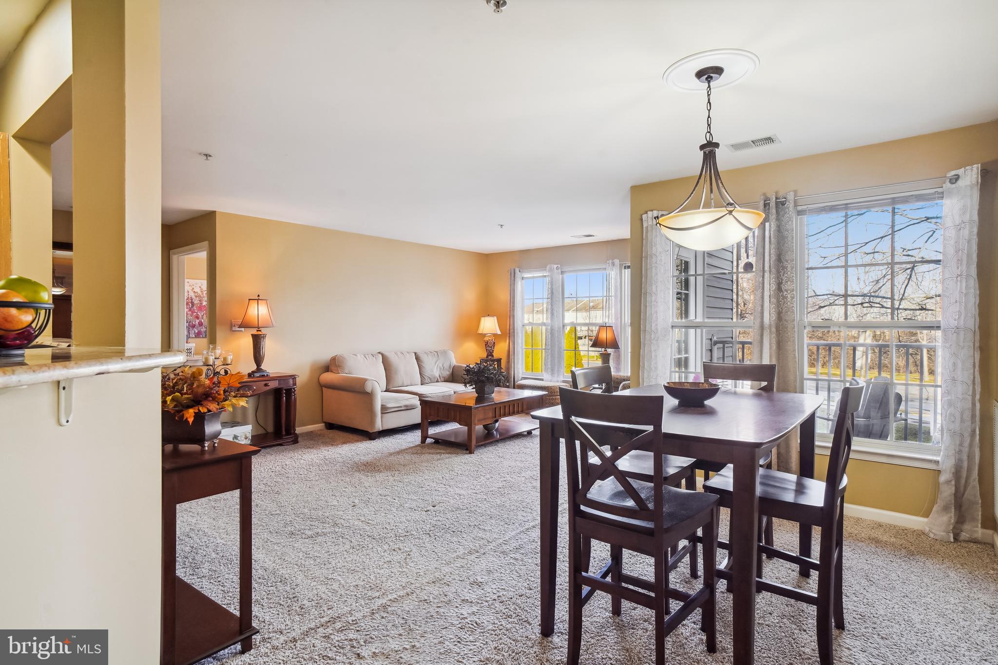 500 Marshall Court, Unit E Frederick, MD 21703 - Photo 13 of 37 Looking from Dining Area into Living Room