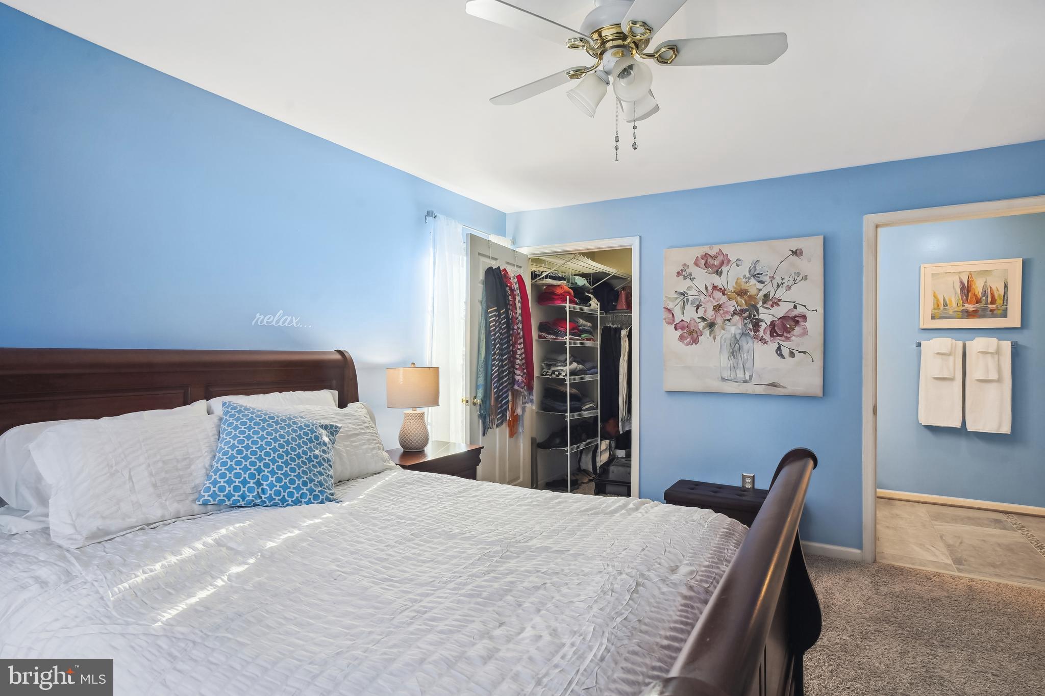 500 Marshall Court, Unit E Frederick, MD 21703 - Photo 23 of 37 Primary Bedroom w/large walk in closet