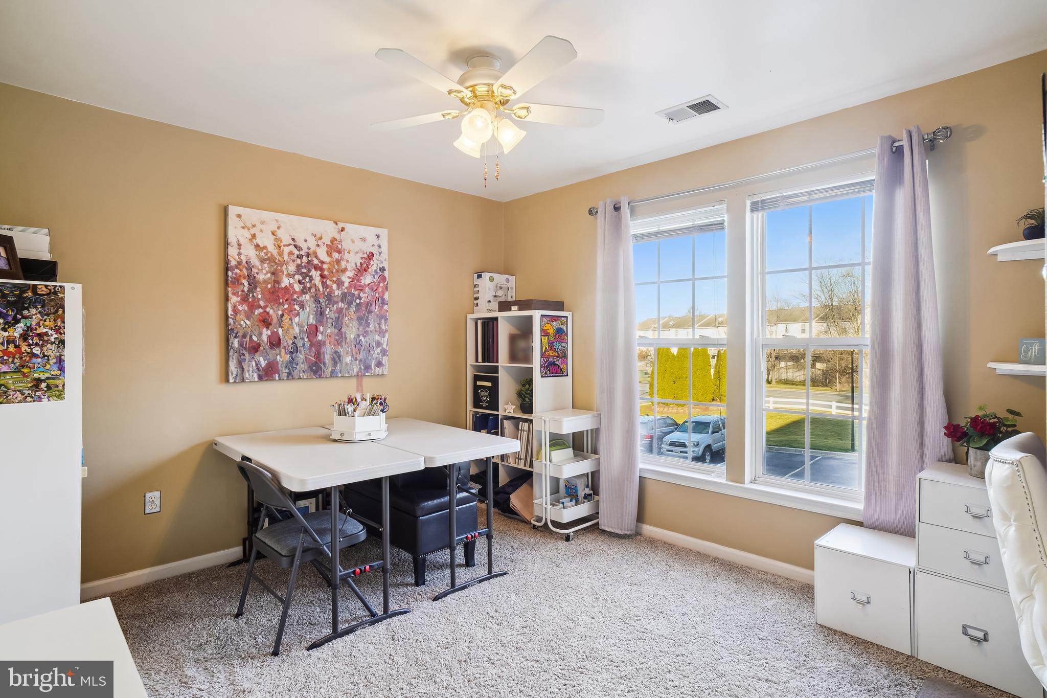 500 Marshall Court, Unit E Frederick, MD 21703 - Photo 27 of 37 Second Bedroom w/ceiling fan
