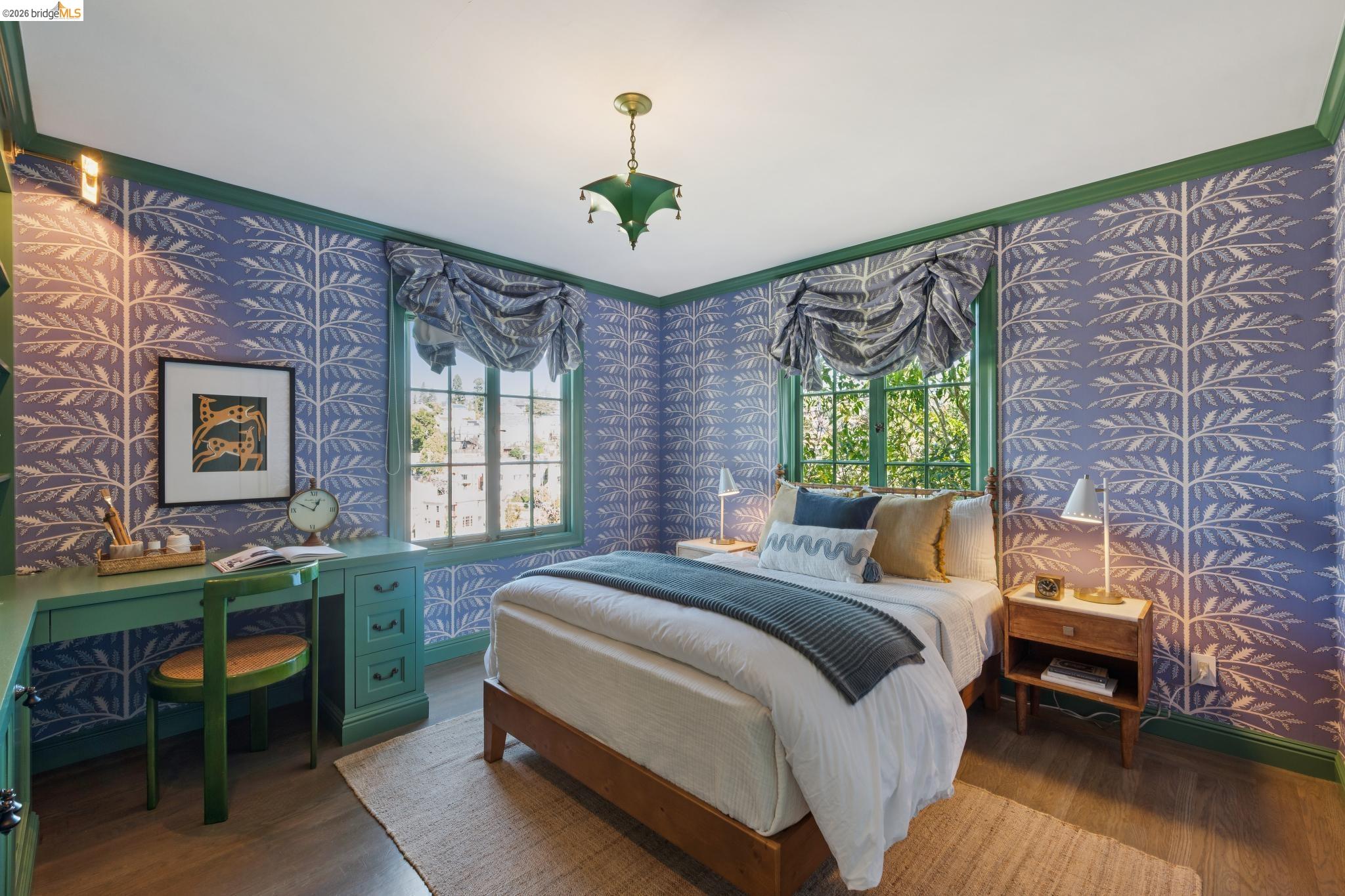 906 Paramount Road Oakland, CA 94610 - Photo 31 of 60 a bed room with a bed and a chair