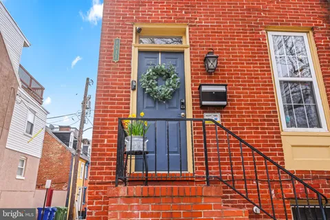 a view of front door of house