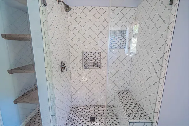 a view of road and ocean view