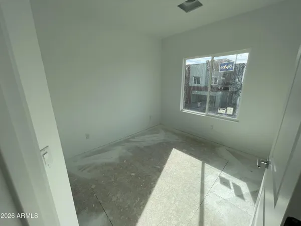 a view of a room with window