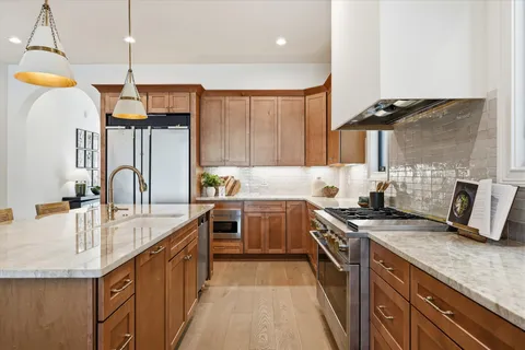 a storage room with empty racks