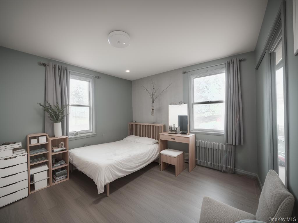 138-12 28th Road, Unit 1F Queens, NY 11354 - Photo 3 of 8 a bedroom with a bed and a window