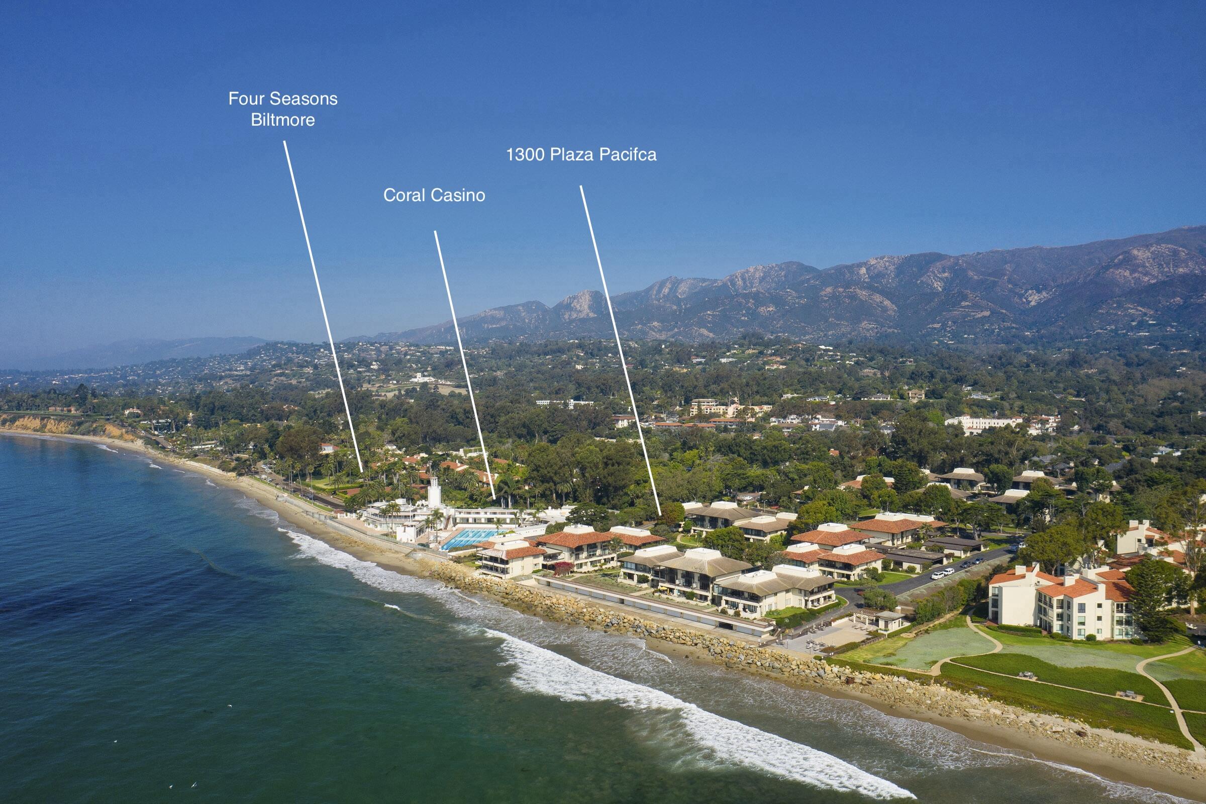 1300 Plaza Pacifica Montecito Ca Montecito, CA 93108 - Photo 2 of 35 Aerial Coastline View