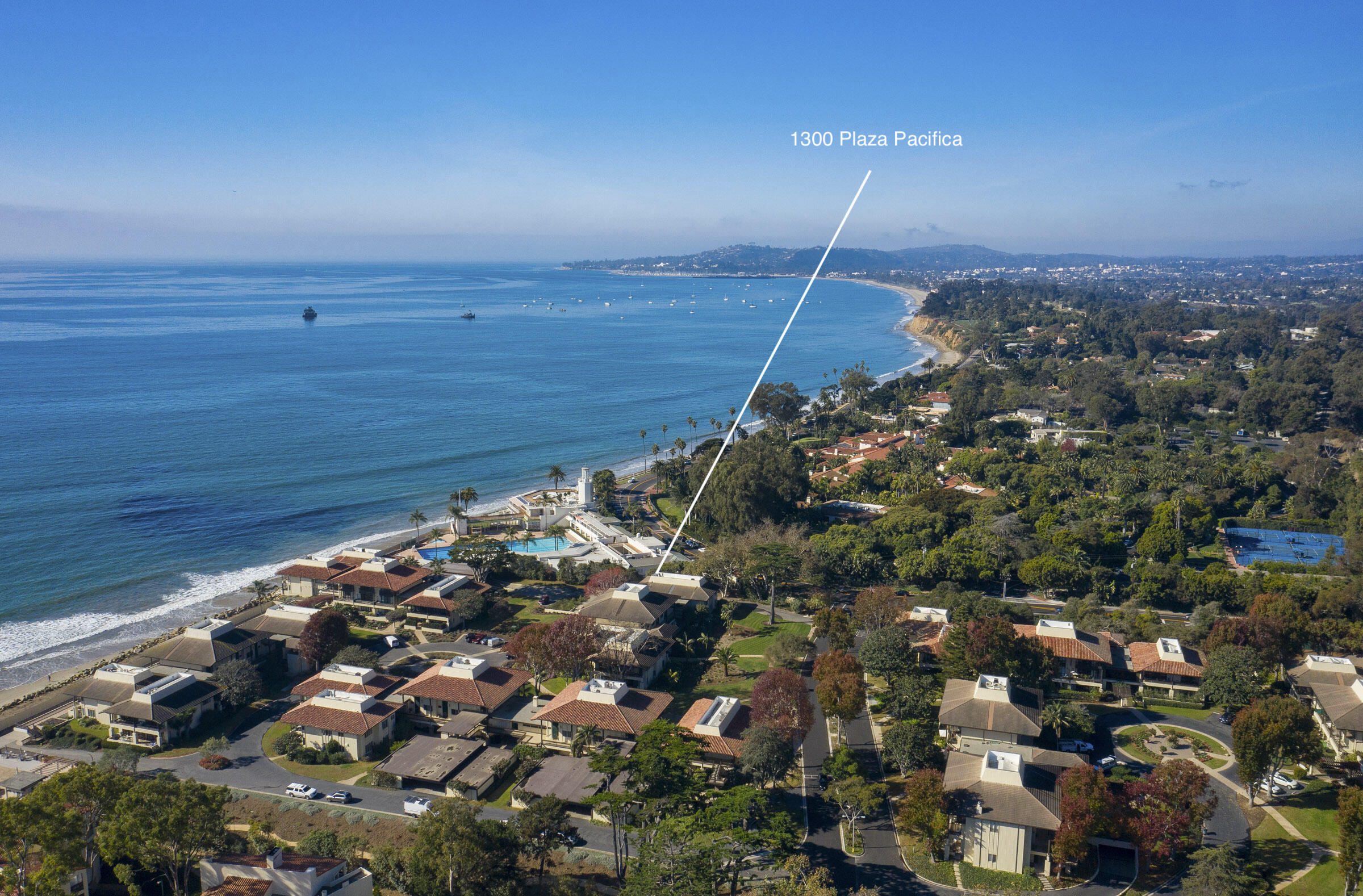 1300 Plaza Pacifica Montecito Ca Montecito, CA 93108 - Photo 8 of 35 Aerial Coastline View