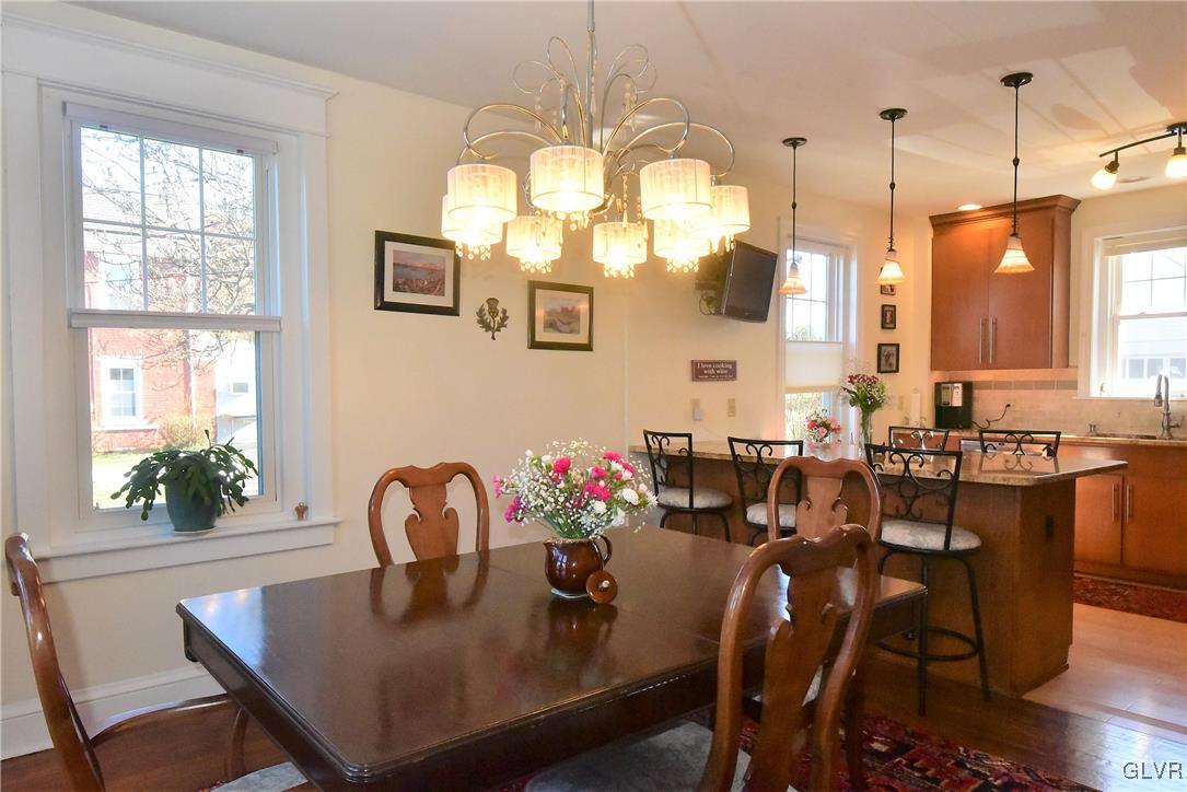1776 Friedensville Road Hellertown, PA 18055 - Photo 6 of 23 a view of a dining room with furniture and chandelier