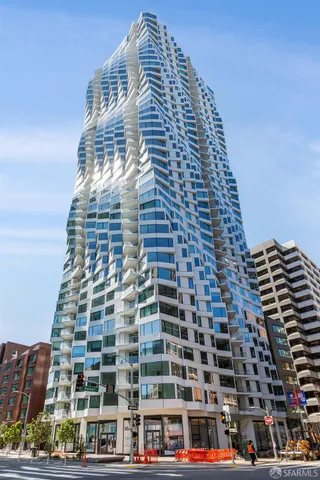 a front view of a building