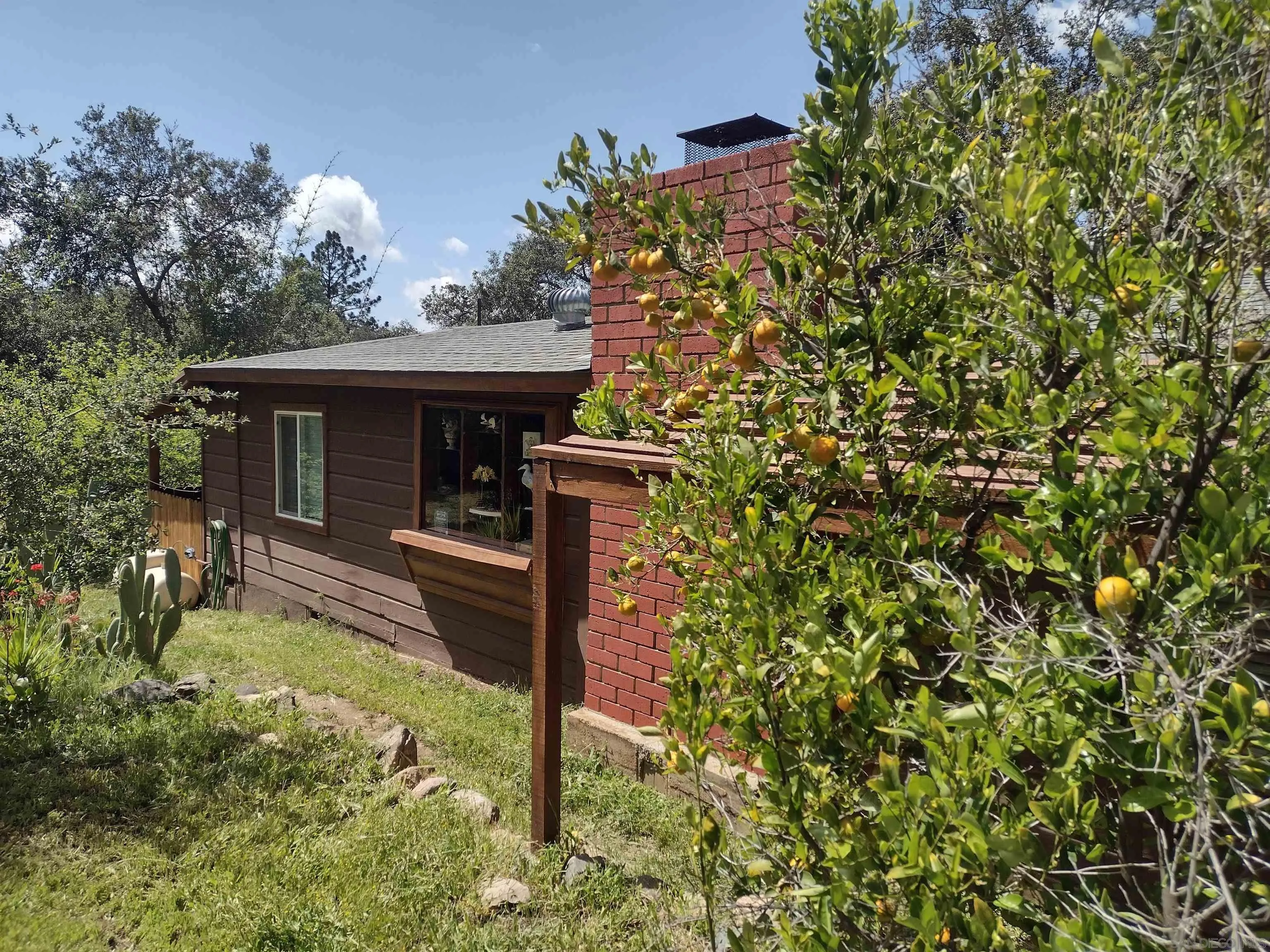 17661 Lyons Valley Road Jamul, CA 91935 - Photo 17 of 50 a view of a porch with a yard