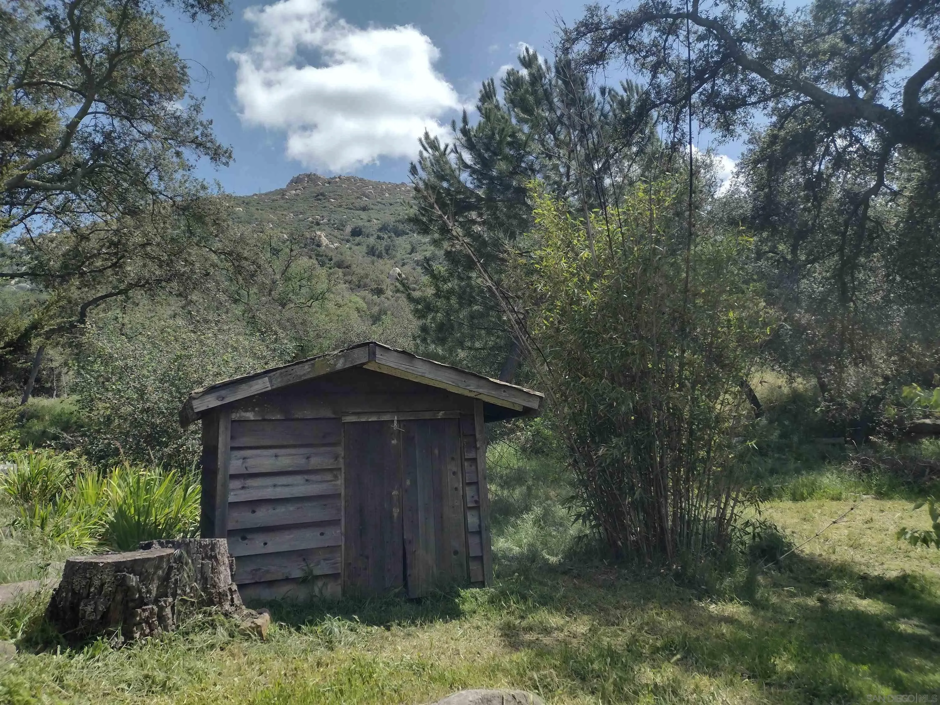 17661 Lyons Valley Road Jamul, CA 91935 - Photo 19 of 50 a backyard of a house with lots of green space
