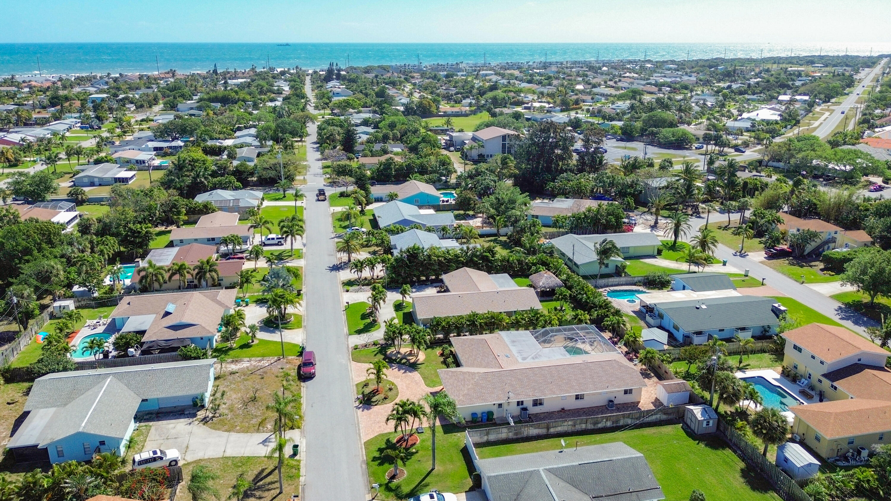 409 Surf Road Melbourne Beach, FL 32951 - Photo 34 of 34 an aerial view of a city