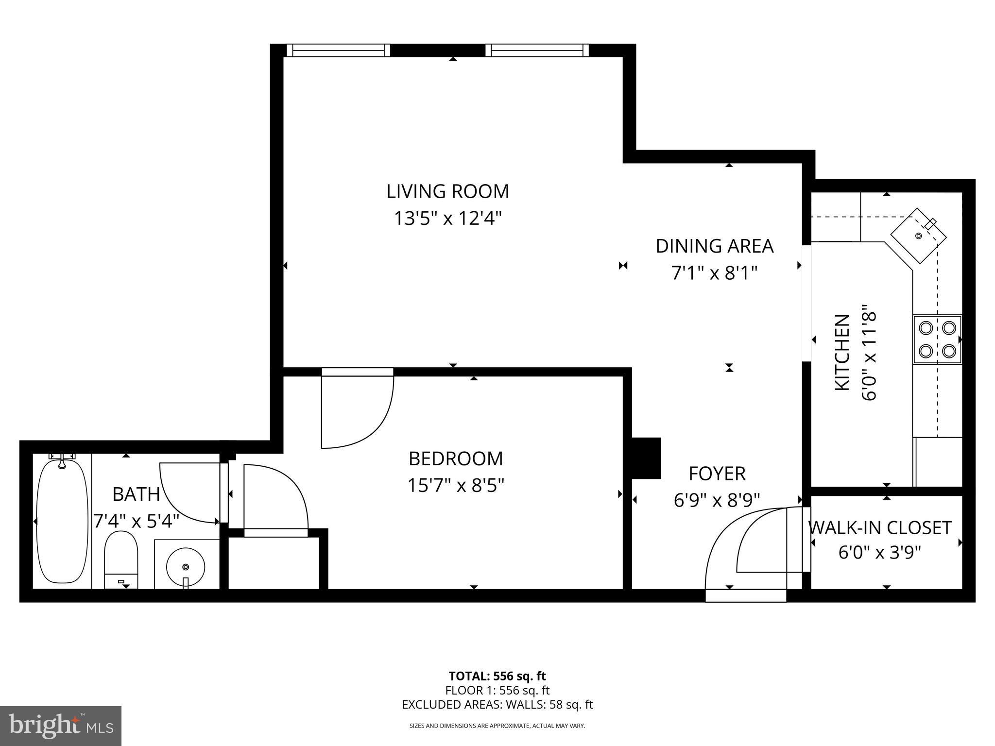 3245 Rio Drive, Unit 714 Falls Church, VA 22041 - Photo 30 of 30 a picture of a floor plan