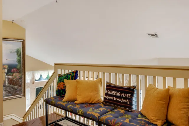 a view of a bathroom from a bathroom