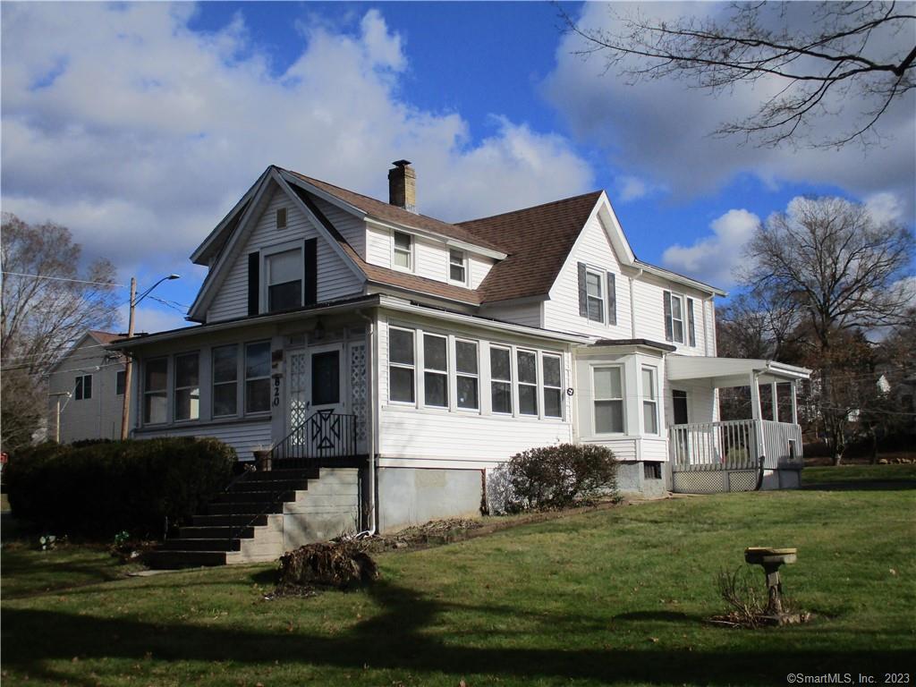 820 Hanover Road Meriden, CT 06451 - Photo 1 of 1 a front view of a house with a yard
