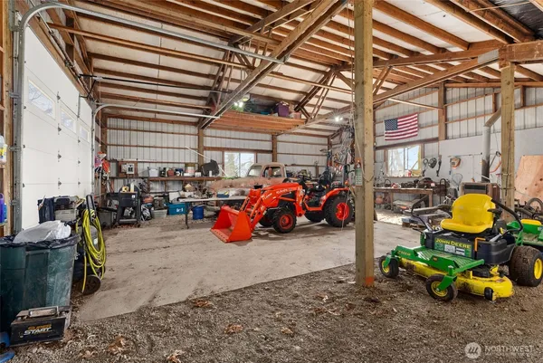 a view of car garage