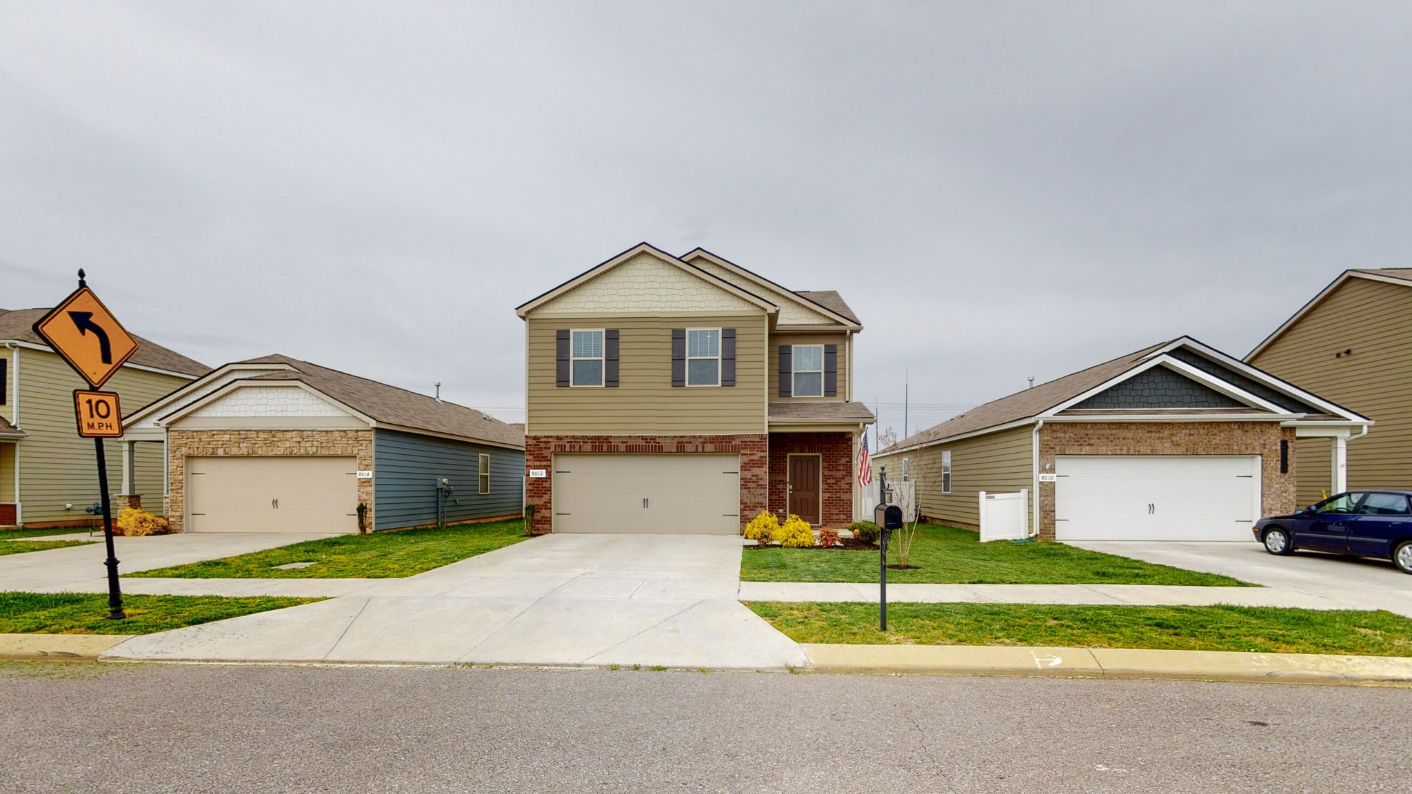 8012 Craighead Drive Lebanon, TN 37087 - Photo 35 of 53 a front view of a house with a yard and garage