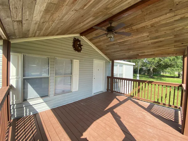 a view of a balcony