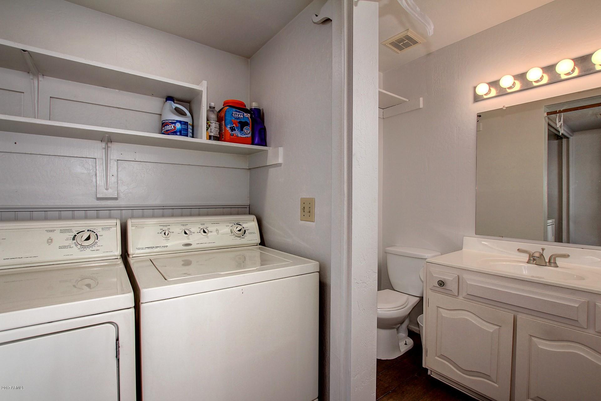 2455 East Broadway Road, Unit 93 Mesa, AZ 85204 - Photo 15 of 26 a utility room with dryer and washer