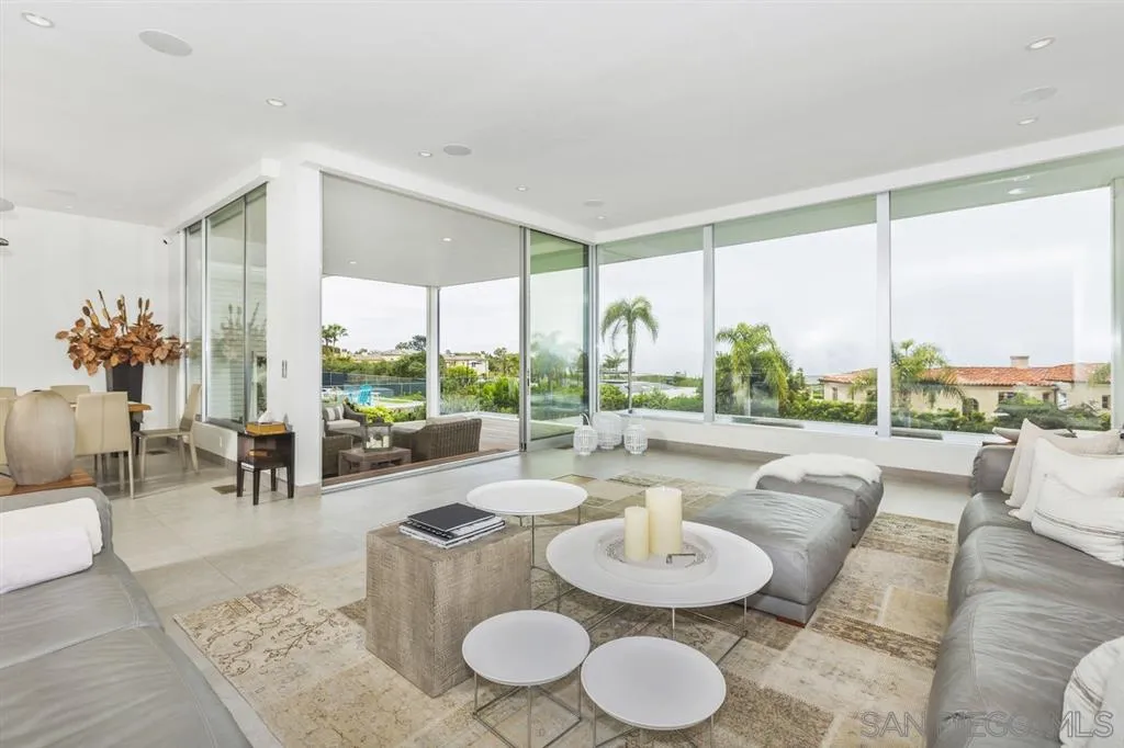 9648 Blackgold Road La Jolla, CA 92037 - Photo 2 of 25 a living room with furniture and a large window