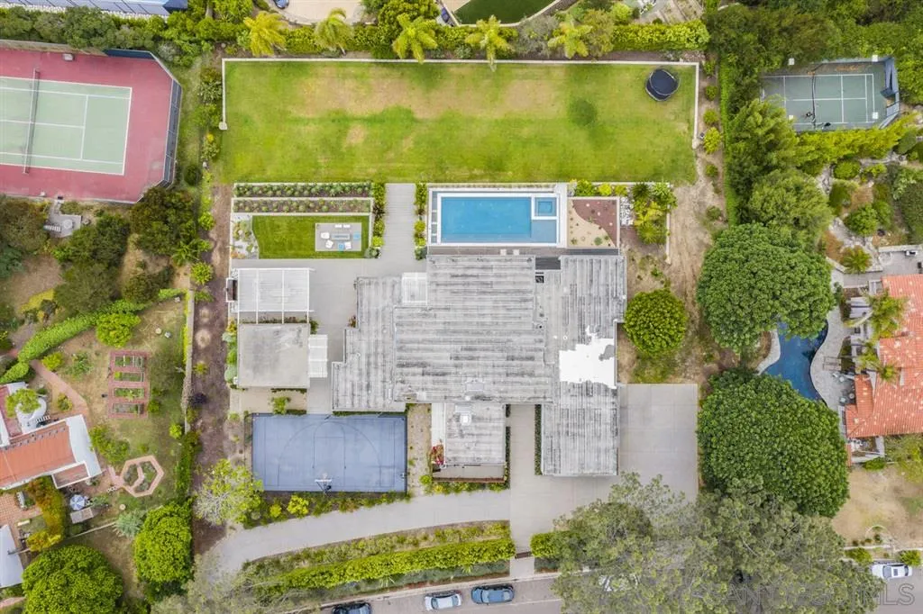 9648 Blackgold Road La Jolla, CA 92037 - Photo 25 of 25 an aerial view of residential house with outdoor space and lake view