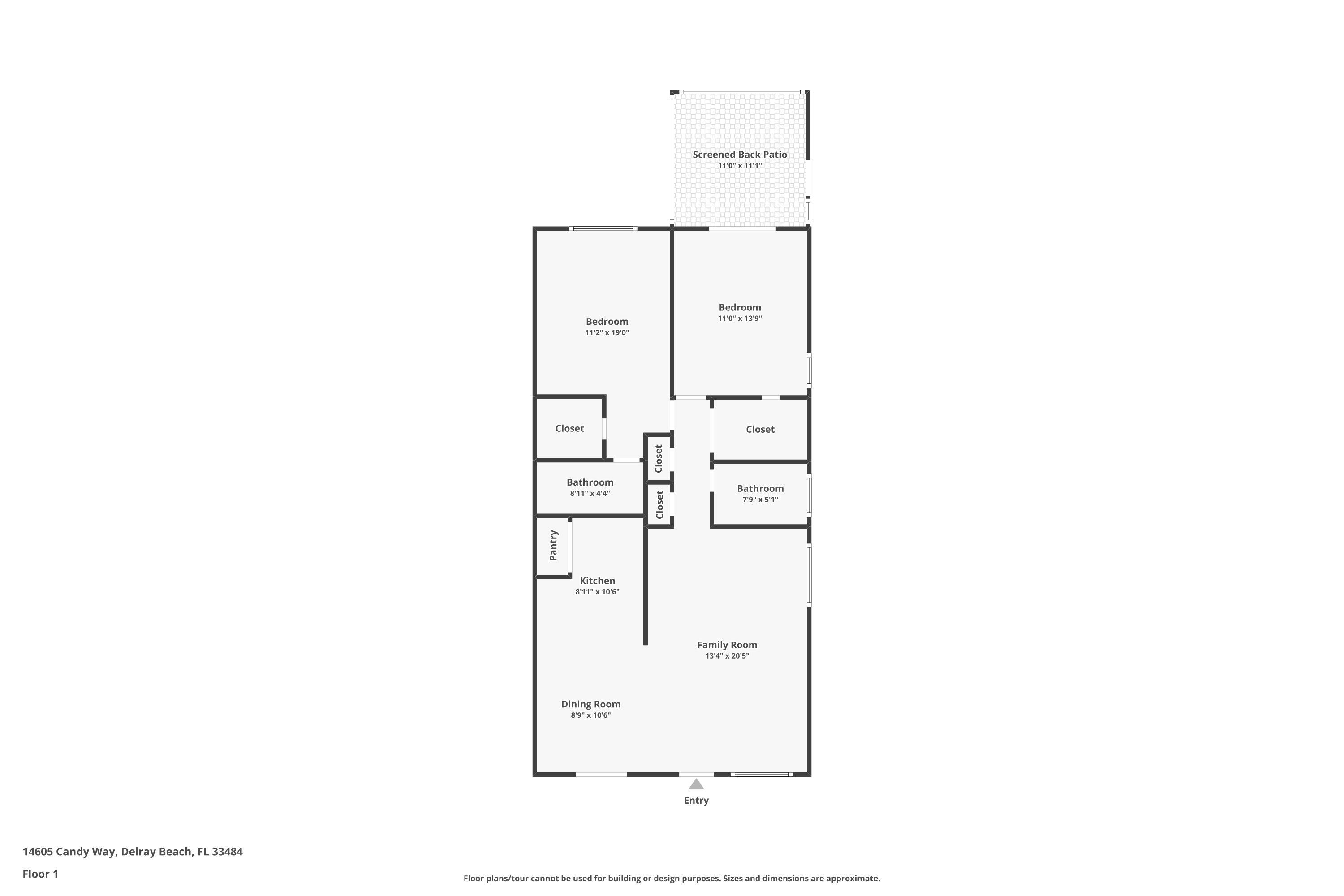 14605 Candy Way Delray Beach, FL 33484 - Photo 45 of 45 Floorplan