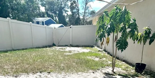 a view of an outdoor space and yard