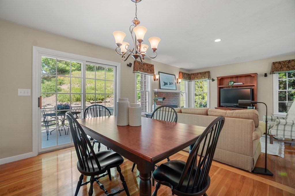 10 Sullivan Way Canton, MA 02021 - Photo 11 of 42 a view of a dining room with furniture window and wooden floor