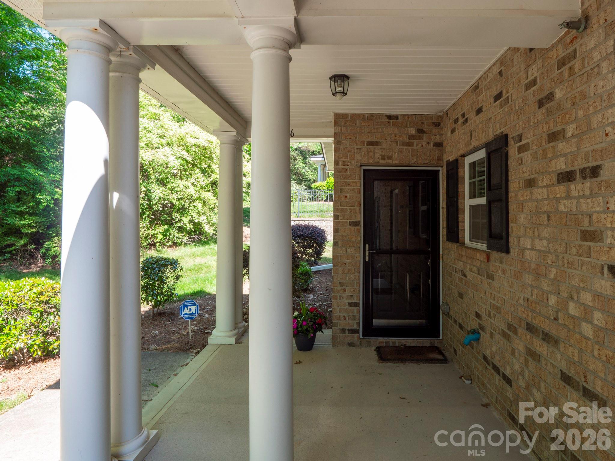 a view of a entryway door of the house
