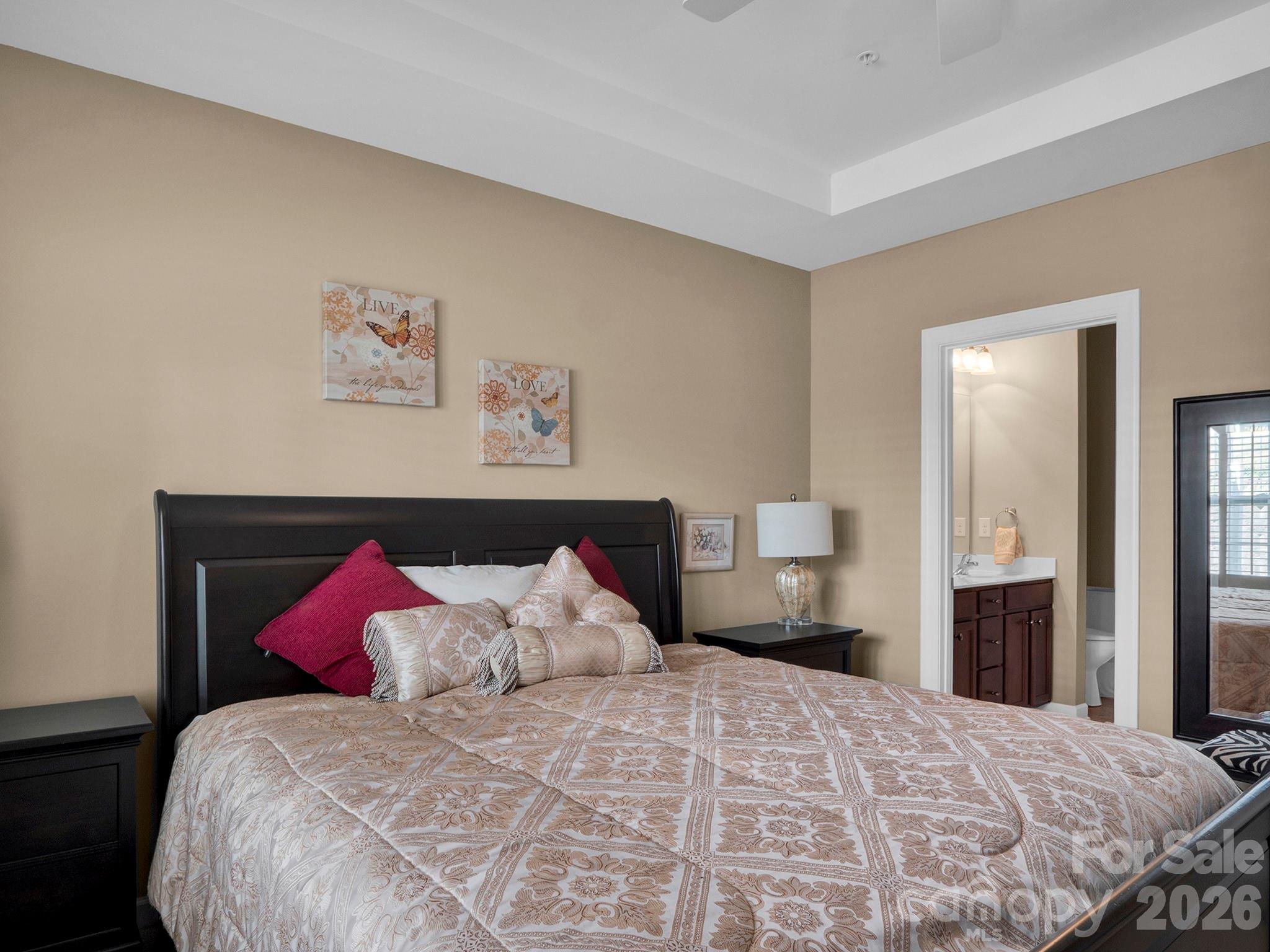 14726 Intermilan Way Charlotte, NC 28277 - Photo 19 of 38 a bedroom with a bed and a closet