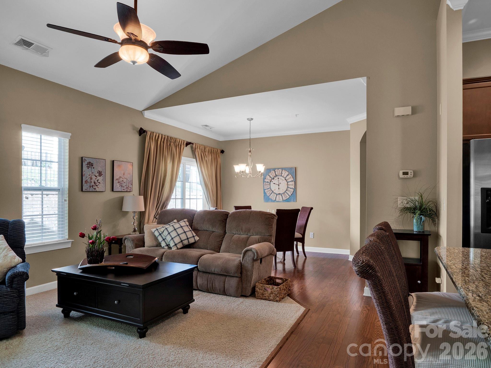 14726 Intermilan Way Charlotte, NC 28277 - Photo 5 of 38 a living room with furniture and a large window