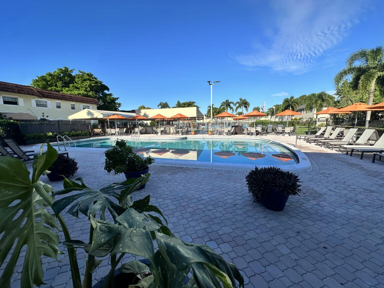 5680 Southwest 3rd Place, Unit 206 Margate, FL 33068 - Photo 20 of 22 a view of a garden