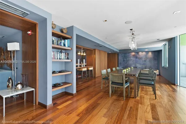 a view of a door and chair