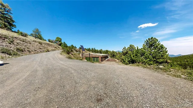 a view of a mountain in the distance