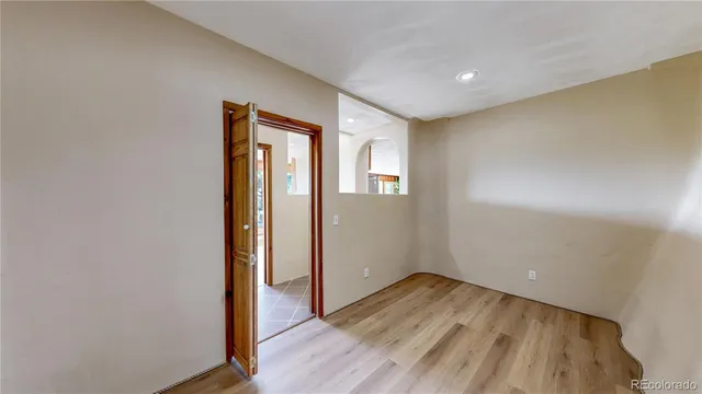 wooden floor in an empty room