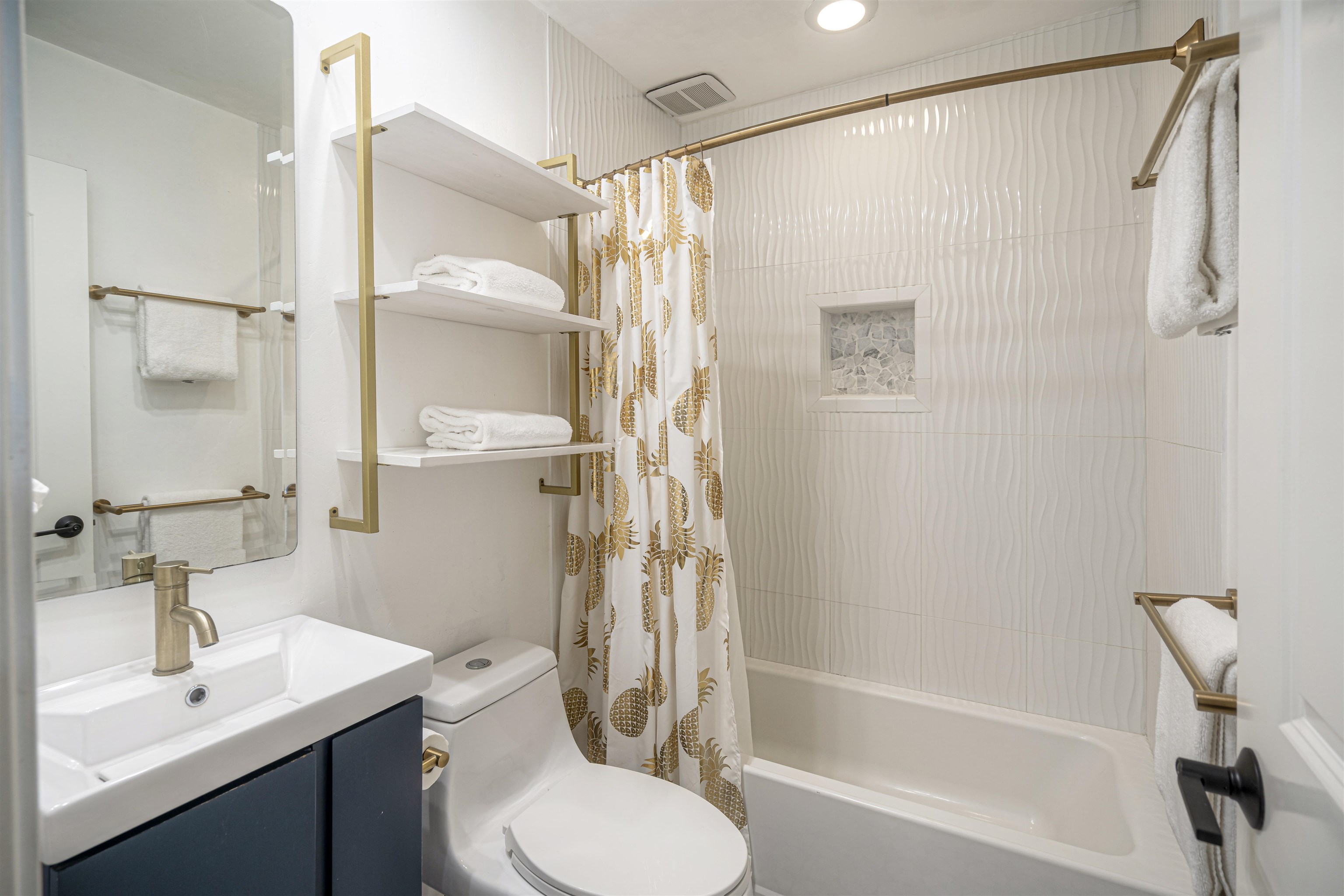 3741 Lower Honoapiilani Road, Unit 303 Lahaina, HI 96761 - Photo 22 of 30 a bathroom with a shower and a toilet